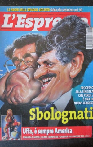 ESPRESSO 27 1999 PRODI D' ALEMA BERLUSCONI DOSSIER OMICIDIO D' ANTONA [G81W]