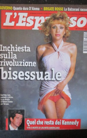 ESPRESSO 30 1999 COURTNEY LOVE RICHARD AVEDON D' ALEMA BRIGATE ROSSE [G81W]