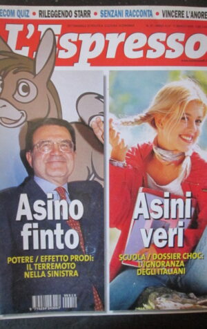 ESPRESSO 10 1999 PRODI DOSSIER TELECOM SENZANI [G81W]