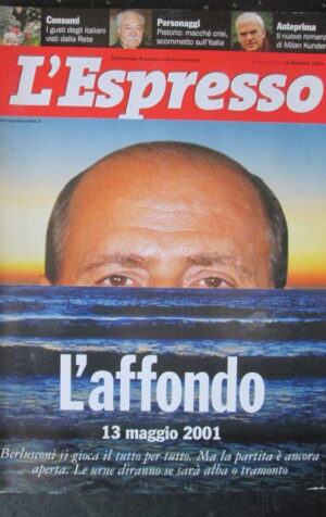 ESPRESSO 20 2001 ASIA ARGENTO FRANCESCO RUTELLI ANDREOTTI [G110D]