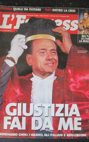 ESPRESSO 51 2001 BERLUSCONI DOMENICO FISICHELLA DIANA BILINELLI [G110D]