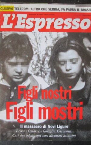 ESPRESSO 10 2001 SPECIALE MASSACRO NOVI LIGURE ERIKA OMAR [G108E]