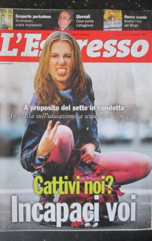 ESPRESSO 6 2001 CHRISTIAN VIERI ISABELA DE MARTINI BAGET BOZZO [G108E]