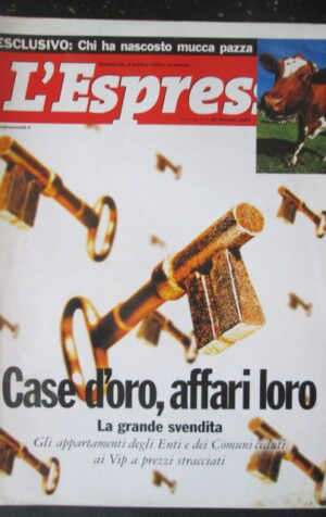 ESPRESSO 4 2001 PIETRO TARICONE FRANCO SENSI IL GIUBILEO DI GANGE [G108E]