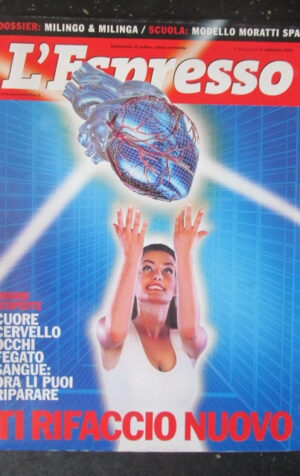 ESPRESSO 36 2001 MORATTI CASO MILINGO GIOVANNI BERLINGUER [G108E]
