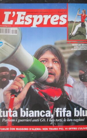 ESPRESSO 26 2001 LUCA CASARINI MASSIMO D' ALEMA GIUSEPPE CONSOLO [G108E]