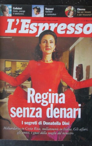 ESPRESSO 11 2001 DONATELLA DINI L'ALLARME AFTA DALLA GRAN BRETAGNA [G108E]