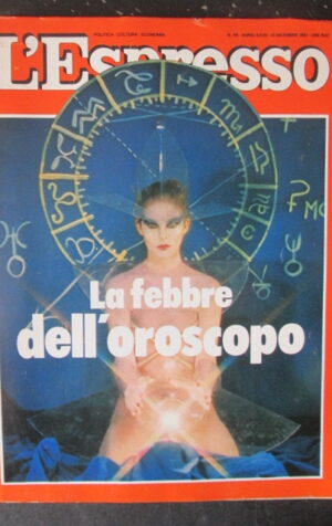 ESPRESSO 49 1981 DOSSIER MAFIA 1981 HERMES SYDNE ROME [G81Q]