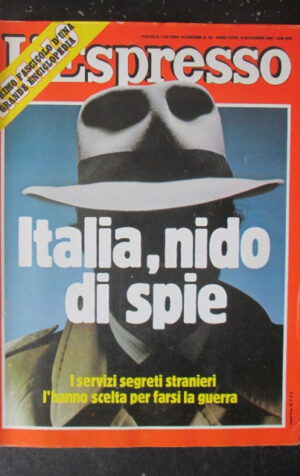 ESPRESSO 44 1981 DE CHIRICO IL MOSTRO DI FIRENZE ROLLING STONES [G81Q]