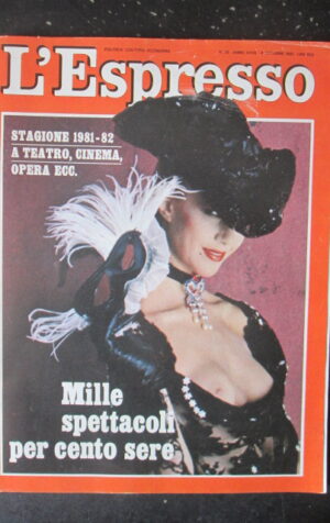 ESPRESSO 39 1981 BAGNASCO DOSSIER SAN VITTORE DOTTOR JEKYLL [G81Q]