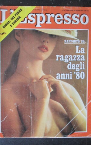 ESPRESSO 25 1981 BRIGATE ROSSE BANI SADR RAGAZZA ANNI 80 [G81Q]
