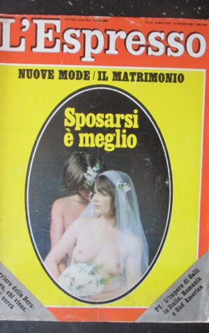 ESPRESSO 23 1981 SANDRO PERTINI DOCUMENTO CAMBOGIA DOSSIER MATRIMONIO [G81Q]