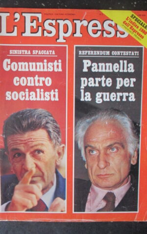 ESPRESSO 6 1981 ARGAN CALVESI AFFARE COGIS - ARABIA SAUDITA PANNELLA [G81Q]