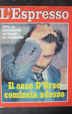 ESPRESSO 3 1981 LO SMEMORATO DI COLLEGNO VISENTINI BETTINO CRAXI [G81Q]