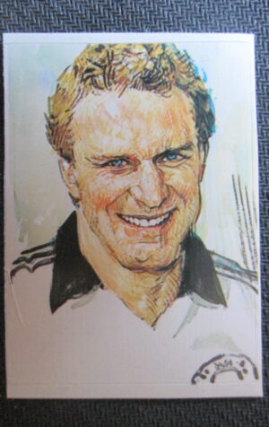 FIGURINA STICKER GIORNALINO MUNDIAL 86 66 K. HEINZ RUMMENIGGE [AF3]