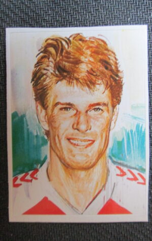 FIGURINA STICKER GIORNALINO MUNDIAL 86 74 MIHAEL LAUDRUP [AF3]