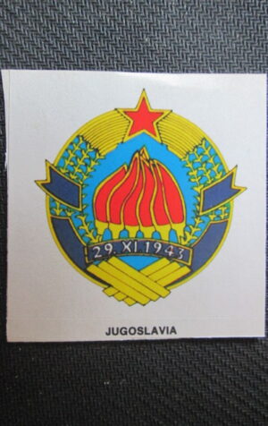 FIGURINA STICKER ITALIA 90 GUERIN SPORTIVO JUGOSLAVIA [AF3]