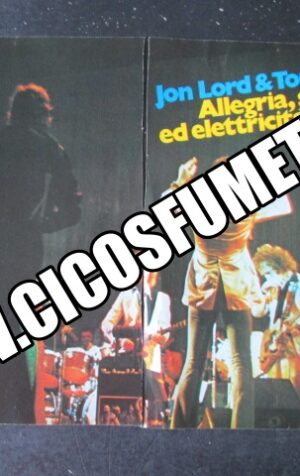 RITAGLIO CLIPPING JON LORD & TONY ASHTON 3 PAGINE [MV19M-5]