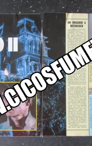 RITAGLIO CLIPPING TRAILER PSYCO II 4 PAGINE [MV19M-5]