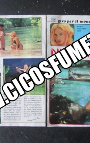 RITAGLIO CLIPPING MARIA GIOVANNA ELMI 4 PAGINE [MV19M-5]