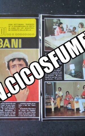 RITAGLIO CLIPPING GIGI SABANI 4 PAGINE [MV19M-5]