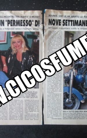 RITAGLIO CLIPPING 16/01/92 RAFFAELLA CARRA 2 PAGINE [MV19M-5]