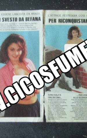 RITAGLIO CLIPPING 03/03/90 LUCIA PRATO 2 PAGINE [MV19M-5]