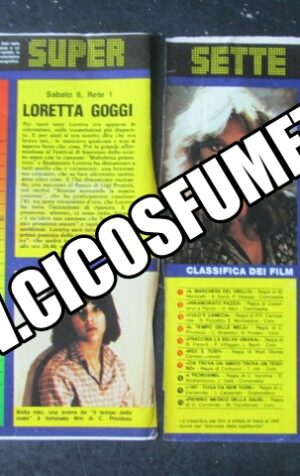 RITAGLIO CLIPPING 03/02/82 GOGGI 2 PAGINE [MV19M-5]