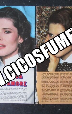 RITAGLIO CLIPPING 03/02/82 FANNY ARDANT 2 PAGINE [MV19M-5]