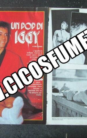 RITAGLIO CLIPPING 1979 IGGY POP  2 PAGINE [MV19M-5]