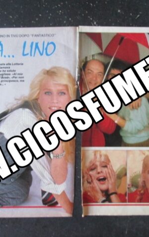 RITAGLIO CLIPPING HEATHER PARISI LINO BANFI 4 PAGINE [MV19M-5]
