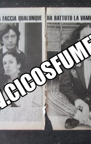 RITAGLIO CLIPPING VALERIA D'OBICI 2 PAGINE [MV19M-5]