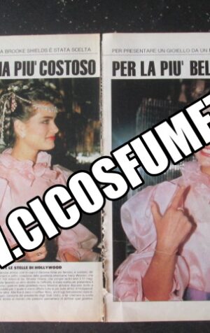 RITAGLIO CLIPPING BROOKE SHIELDS 2 PAGINE [MV19M-5]