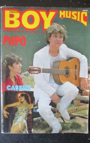 BOY MUSIC 35 1979 PUPO NADIA CASSINI MARLON BRANDO LAURA LUCA [GS34]