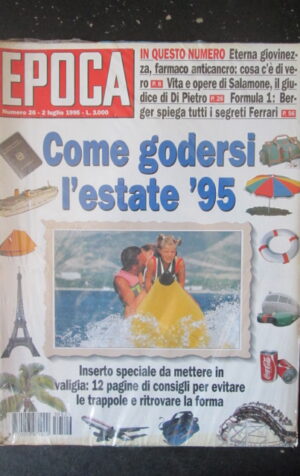 EPOCA 26 1995 GIUDICE DI PIETRO DOSSIER I SEGRETI DELLA FERRARI [GS34]