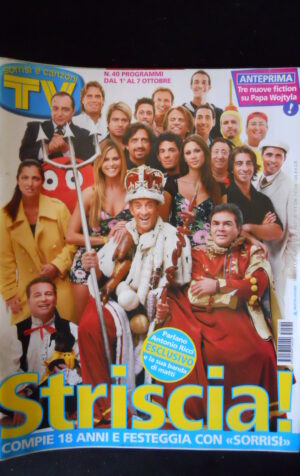 TV SORRISI E CANZONI n°40 2005 Striscia La Notizia tutti i protagonisti  [G99]