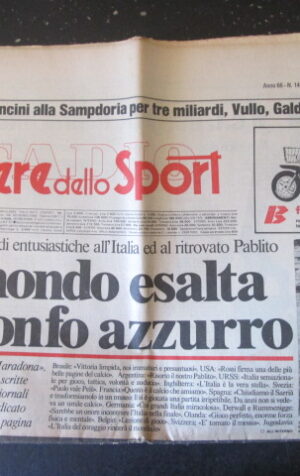 CORRIERE DELLO SPORT 140 1982 DINO ZOFF ROSSI COLLOVATI TARDELLI [TR5]