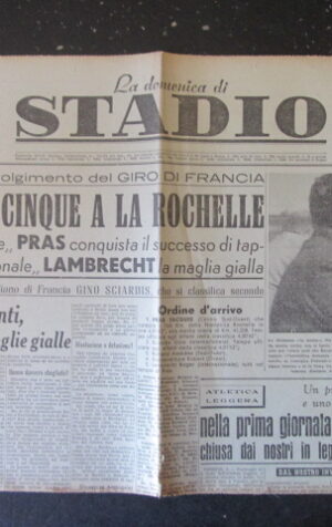 STADIO 13 1948 OTTORINO BARASSI PRAS LAMBRECHT [TR23]