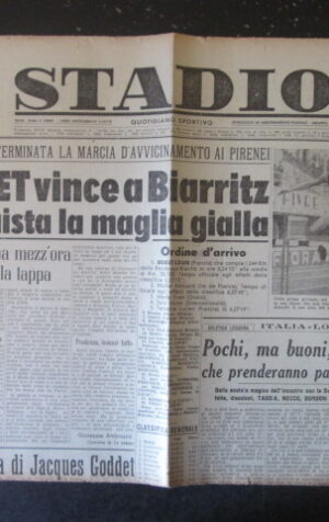 STADIO 126 1948 BOBET BIARRITZ OTTAVIO MISSNOI [TR23]