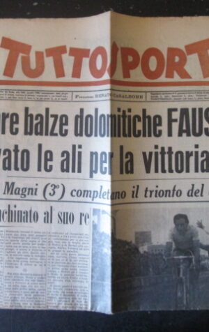 TUTTO SPORT 149 1952 FAUSTO COPPI BARTALI MAGNI [TR23]