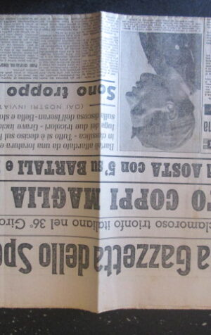 LA GAZZETTA DELLO SPORT 173 1949 FAUSTO COPPI BARTALI 36 GIRO DI FRANCIA [TR23]