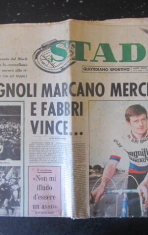 STADIO 123 1972 MERCKX FABBRI FRAZIER ARTURO MERZARIO [TR23]
