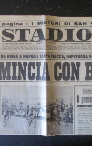 STADIO 121 1960 BRUNI GIOVANNI GRONCHI ERCOLE BALDINI [TR23]