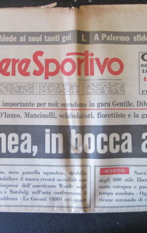 CORRIERE SPORTIVO 36 1972 MENNEA HERRERA NOVELLA CALLIGARIS AKII - BUA [TR23]