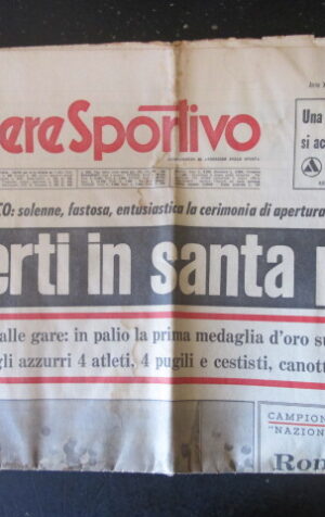 CORRIERE SPORTIVO 37 1968 D' INZEO ALFIERE GIRO LOMBARDIA VAN SPRINGEL [TR23]