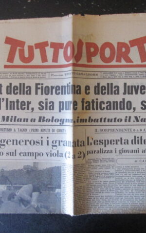 TUTTOSPORT 354 1953 14 GIORNATA DI CAMPIONATO MARIO VERGA [TR23]