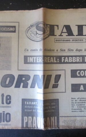 STADIO 88 1966 FABBRI MORATTI ADORNI VASTOLA [TR23]