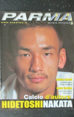 PARMA RIVISTA UFFICIALE 10 2000 - 2001 HIDETOSHI NAKATA [TR23]