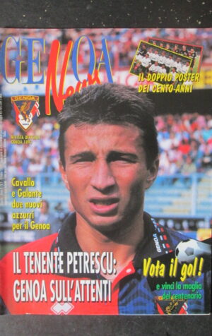 GENOA NEWS 9 1993 PETRESCU CAVALLO GALANTE [TR23]