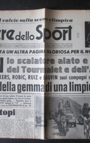 CORRIERE DELLO SPORT 166 1952 FAUSTO COPPI CANADA ITALIA 68-57  [TR23]